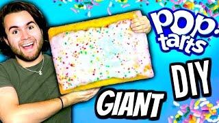 DIY GIANT POP-TARTS! | How To Make BIGGEST Pop Tart In The World Tutorial