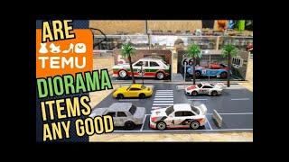 Diorama items for diecast cars from TEMU , are they any good