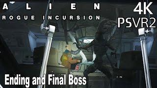 Alien Rogue Incursion Ending and Final Boss Fight PSVR2 PS5 Pro 4K