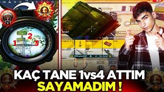 SON ZAMANLARIN EN İYİ MAÇI ! 1vs4 LERE DOYACAKSINIZZZ ! / Pubg Mobile Gameplay