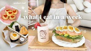 what i eat in a week: healthy summer edition! recipes to feel my best, japanese cooking, smoothies