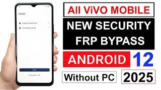 All Vivo New Security Android 12 Frp Bypass Vivo Google Account Unlock Vivo Android 12 Frp Bypass