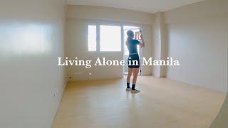 Moving into a 23sqm condo in Manila | Living Alone