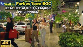The RICH SIDE of the PHILIPPINES? | FORBES TOWN BGC Walk, Taguig city