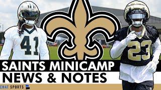 Marshon Lattimore & Alvin Kamara RETURN To Saints Minicamp! Saints News & Rumors After Day 1