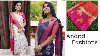 Latest Trendy Sarees Anand Fashions | Whatsapp 79819 79246