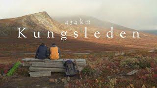 Hiking the Kungsleden in Swedish Lapland during autumn