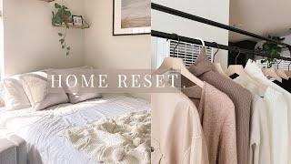 HOME RESET - Cleaning and Organizing My Studio Apartment