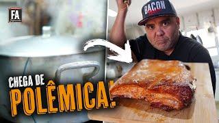 TUTORIAL COMPLETO - COMO FAZER BACON EM CASA, DEFUMANDO EM UMA PANELA | FA Defumados