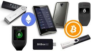 Hardware Wallet Vergleich - Bitcoin, Ether, Cardano & andere Kryptowährungen sicher schützen