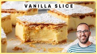 Vanilla Slice Recipe | Creamy Custard & Crispy Pastry