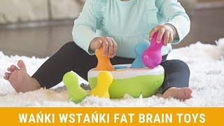 Sorter Kolorowe Wańki Wstańki SpinnyPins Fat Brain Toy