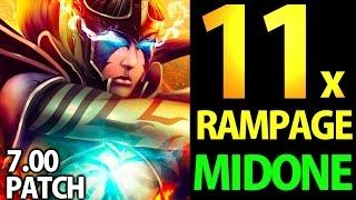MidOne Dota2 7.00 [PA] Crazy Monster with 11x Rampage