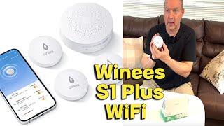 Winees S1 Plus WiFi Water Leak Detector, 3 Pack Water sensors