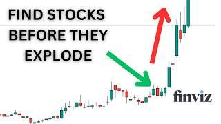 How To Find Stocks BEFORE They Explode - Finviz Scan Settings 2024