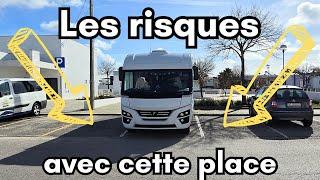 Bloqué dans une place de parking c'est possible ! Quotidien nomade