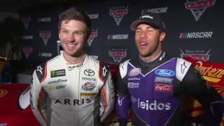 CARS 3 "Daniel Swervez & Bubba Wheelhouse" Daniel Suarez & Bubba Wallace NASCAR Interview