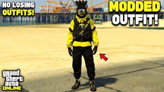 GTA 5 Online Easy Black Joggers Modded Outfit With Glitched Armor! (No Transfer)