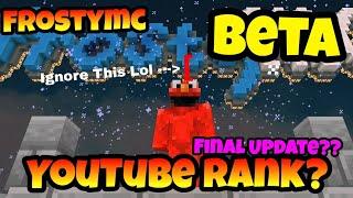 FrostyMC Glitches/I Got YouTube Rank??/SECERT ROOM Reavaled!/cringe Title lol