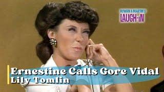 Lily Tomlin | Ernestine Calls Gore Vidal | Rowan & Martin's Laugh-In