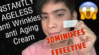 INSTANTLY AGELESS  Anti Wrinkles,Anti Aging cream in 20 minutes