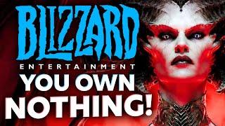 Blizzard says "No Ownership" of Our Games - Inside Games