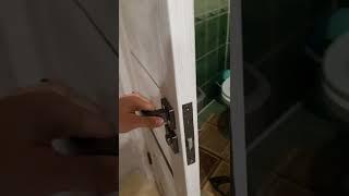 Межкомнатная дверь Экошпон после установки