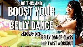 Belly Dance Classes | Hip Twist Exercise Workout | For A Slimmer Toned Firmer Body