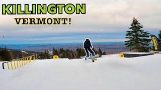 Snowboarding KILLINGTON Vermont w/ INSANE Conditions 2023!