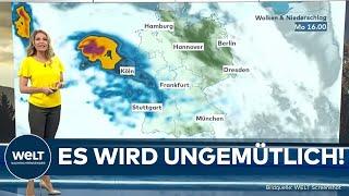 WEATHER IN GERMANY: Sunshine over! Low "Dagmar" brings rain and falling temperatures!