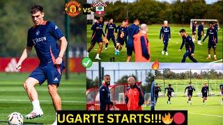 BREAKINGMan Utd FINAL training vs Southampton: Ugarte, Zirkzee, Hojlund, De Ligt, Mazraoui