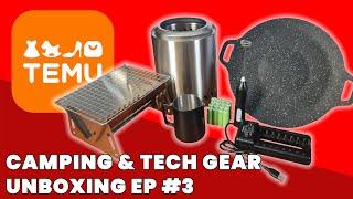 TEMU | CAMPING & TECH GEAR UNBOXING | EPISODE 3