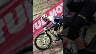 Nino Schurter of SCOTT-SRAM looking smooth on the rough course in Val di Sole  #ninoschurter