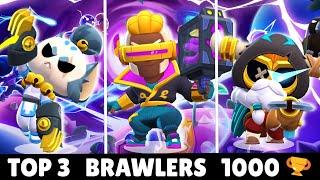 TOP 3 des BRAWLERS les plus SIMPLE à MONTER 1000 !! ️ @JujuGamingYTB