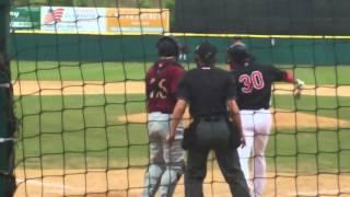 Savannah RHP Bret Mitchell vs Hickory 3B Joey Gallo, 5.7.13