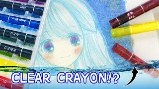 TESTING CLEAR CRAYONS!? Water Color Art with no WATER?