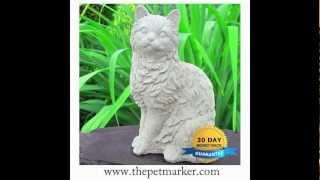 Outdoor cat statues for the garden. Handmade outdoor sculptures shipped safely anywhere!