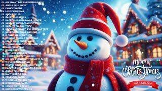 Top Christmas Songs Of All Time  Top 50 Christmas Songs with Lyrics Merry Christmas Songs Playlist