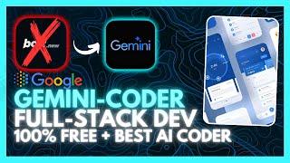 GeminiCoder: Develop a Full-stack App Without Writing ANY Code For FREE! (Opensource)