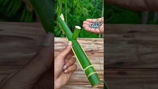 Bamboo Creations with DIY Slingshots and Colour balloon #Bamboo #Diy #Slingshots #Bambooart