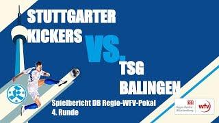 DB Regio wfv-Pokal, Achtelfinale, Stuttgarter Kickers vs. TSG Balingen-Spielbericht