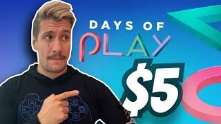 Cheap $5 games in the days of Play Sale!