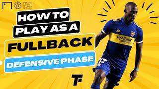 How to Play as a Fullback in the Defensive Phase:Tips  for Success in 2023 | Footy Tactics