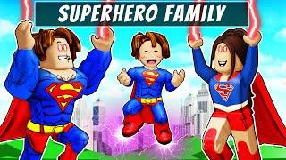 ROBLOX Brookhaven RP: Adopted by SUPERHERO Family | Gwen Gaming Roblox