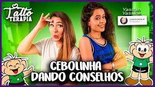 DANDO CONSELHOS COM A VOZ DO CEBOLINHA! ft. Yasmin Yassine