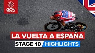 Fight Against The Clock In The Race For Red! | Vuelta A España 2022 Stage 10 Highlights