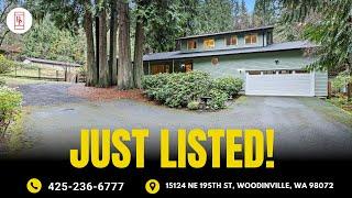 Just Listed - 15124 NE 195th St, Woodinville, WA 98072