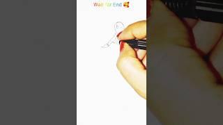 How To Draw Dancing Girl  #shorts #trending  #painting