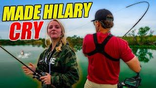 I MADE HILARY CRY While Fishing