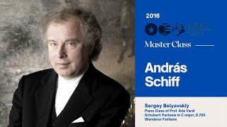 Sir András Schiff Piano Master Class 2016 - Sergey Belyavskiy